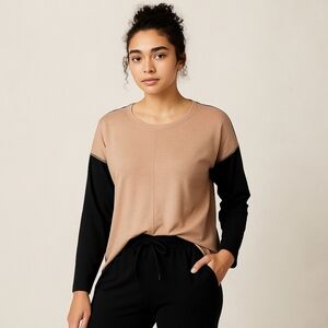 Serena Williams Signature Statement Colorblock 3/4 Sleeve Top Size XL NWT